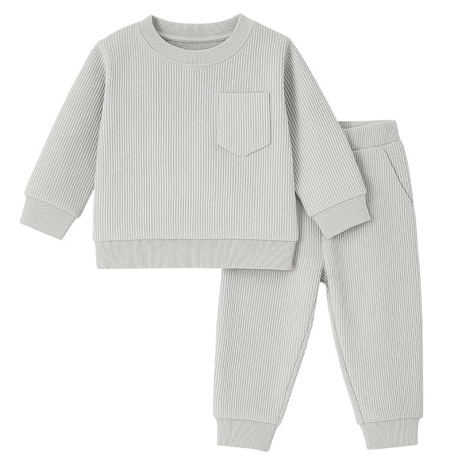 Waffle Cotton Relaxed Lounge Set